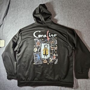 NWOT Black Graphic Hoodie